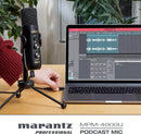 Marantz MPM-4000U USB-Podcasting-Mikrofon mit integriertem Mischpult und Kopfhörerausgang