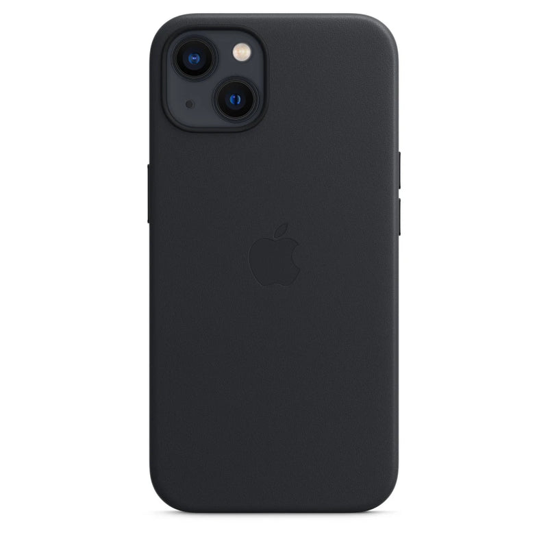 Apple Leder Case mit MagSafe (iPhone 13) Mitternacht