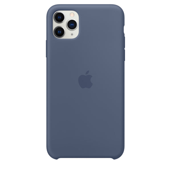 Apple Coque en silicone (iPhone 11 Pro Max) Bleu Alaska