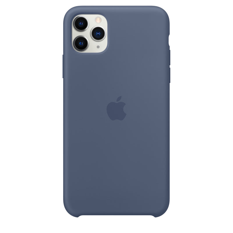 Apple Coque en silicone (iPhone 11 Pro Max) Bleu Alaska