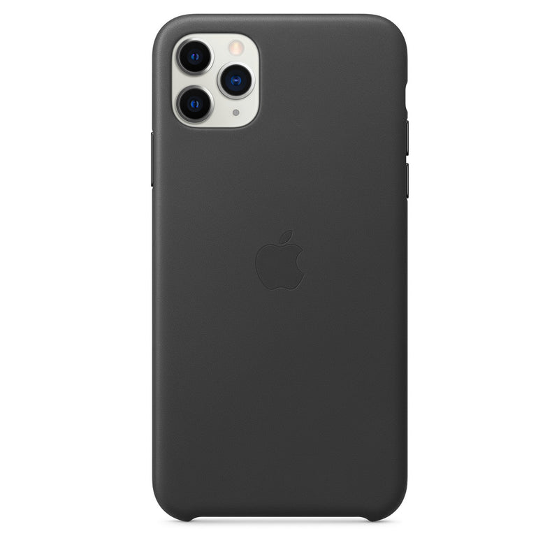 Étui en cuir Apple (iPhone 11 Pro Max) Noir