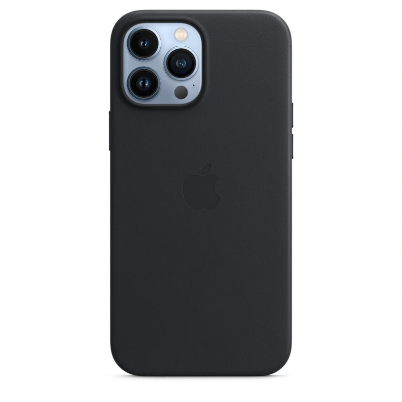 Étui en cuir Apple avec MagSafe (iPhone 13 Pro) Minuit