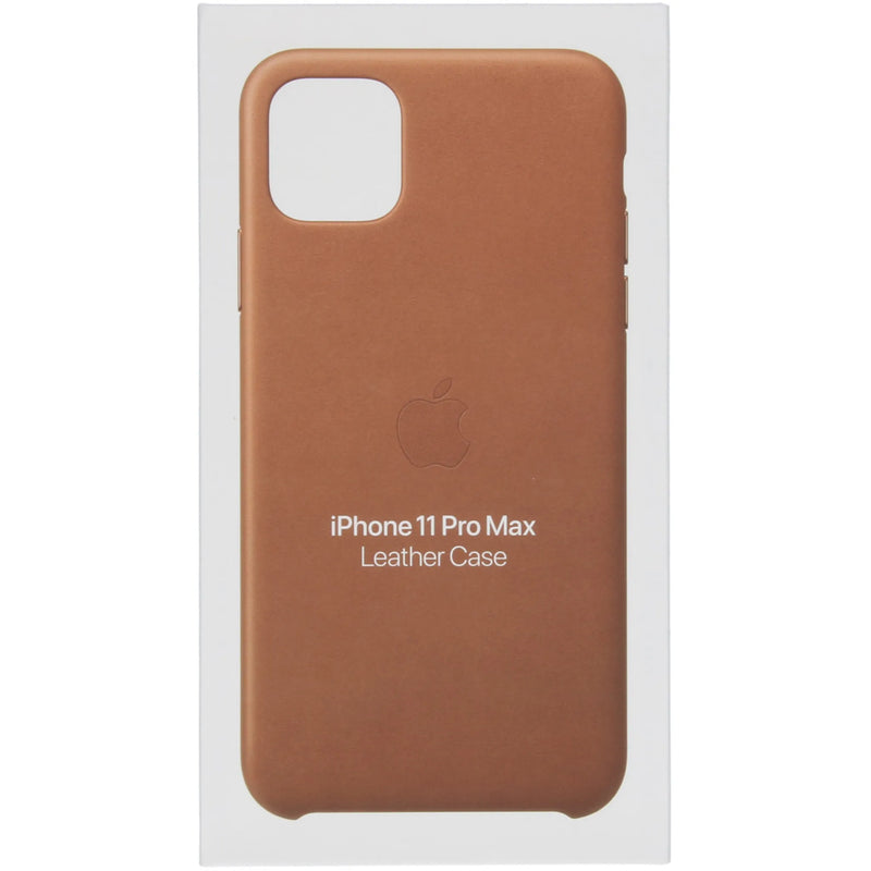 Apple Leder Case (iPhone 11 Pro Max) Sattelbraun