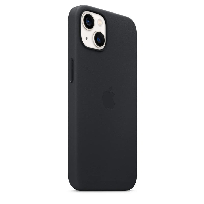 Apple Leder Case mit MagSafe (iPhone 13) Mitternacht