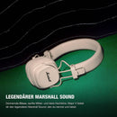 Casque supra-auriculaire Bluetooth Marshall Major V Crème