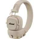 Casque supra-auriculaire Bluetooth Marshall Major V Crème