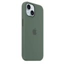 Apple Silikon Case mit MagSafe für Apple iPhone 15, Zypresse