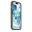 Apple Silikon Case mit MagSafe für Apple iPhone 15, Zypresse