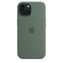 Apple Silikon Case mit MagSafe für Apple iPhone 15, Zypresse