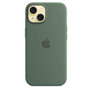 Apple Silikon Case mit MagSafe für Apple iPhone 15, Zypresse