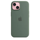 Apple Silikon Case mit MagSafe für Apple iPhone 15, Zypresse