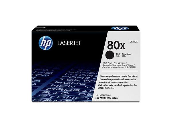 Toner HP authentique 80x noir (CF280X)