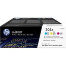 HP Original 305A Toner cyan, magenta, gelb (CF370AM) 3er Set Dreierpack
