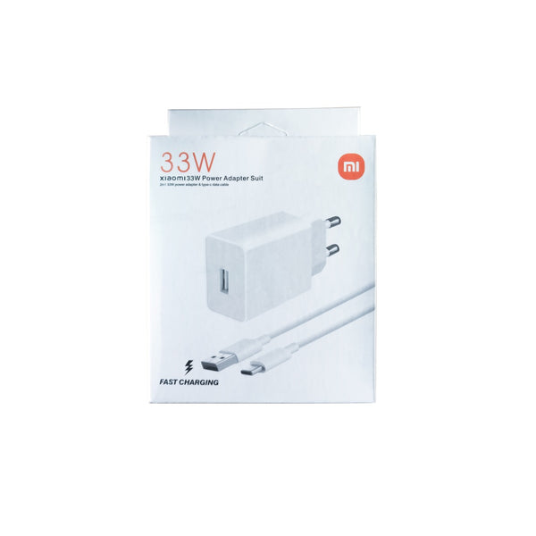 Xiaomi Mi MDY-11-EZ Chargeur 33W 3A Câble USB-C Adaptateur secteur Chargeur