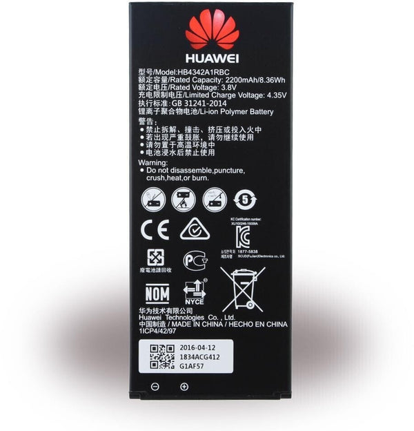 Batterie d'origine Huawei HB4342A1RBC (Huawei Y5 2) 2200mAh