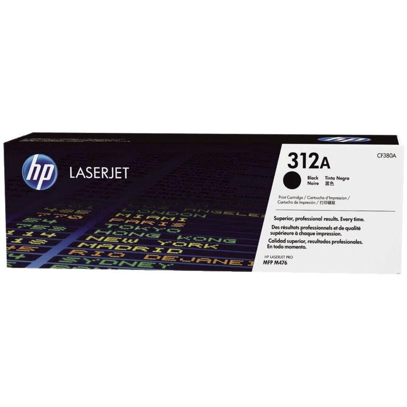 Lot de 4 toners HP Original 312A cyan, magenta, jaune, noir (CF380A, CF440AM)