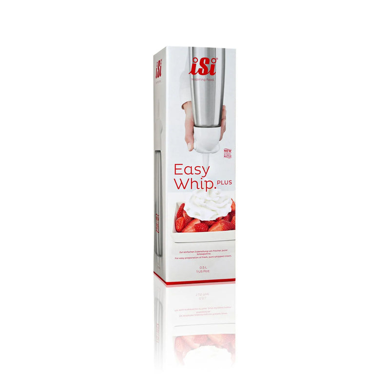 iSi Easy Whip Plus 0,5l 1540 Sahnebereiter Edelstahl Weiß