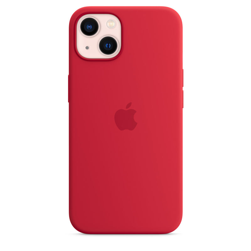 Apple Coque en silicone avec MagSafe (iPhone 13) Rouge