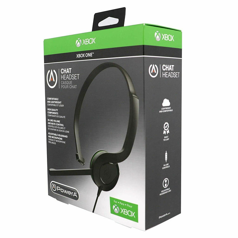 Xbox One Chat Headset PowerA Kopfbügel für Microsoft Xbox One MIKROFON in NEU